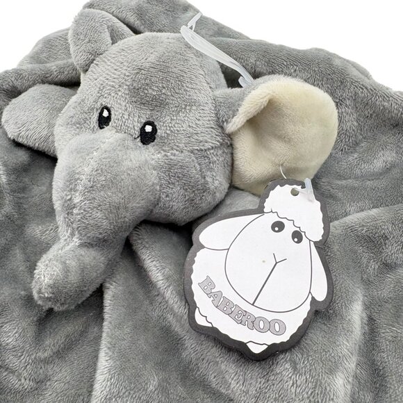 Elephant Lovey Security Blanket For Babies - Picture 3 of 4